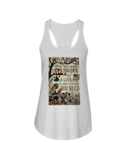 Garden And A Library Ladies Flowy Tank tile