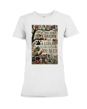 Garden And A Library Premium Fit Ladies Tee tile