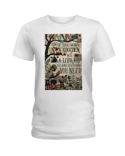 Garden And A Library Ladies T-Shirt tile