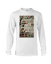 Garden And A Library Long Sleeve Tee tile