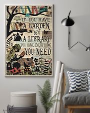 Garden And A Library 16x24 Poster lifestyle-poster-1