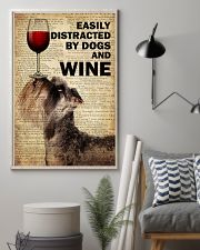 Dog Schnauzer And Wine 16x24 Poster lifestyle-poster-1