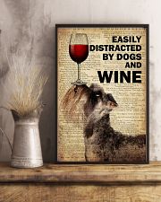 Dog Schnauzer And Wine 16x24 Poster lifestyle-poster-3