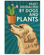 Dog Golden And Plants 16x24 Poster front