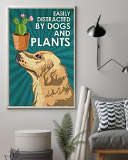 Dog Golden And Plants 24x36 Poster lifestyle-poster-1