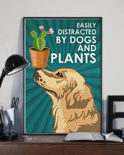 Dog Golden And Plants 24x36 Poster lifestyle-poster-2