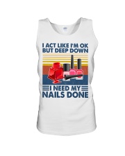 Makeup I Need my Nails Done Unisex Tank tile
