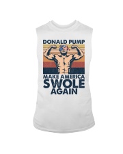 Gym Donald Pump Make America Swole Again Sleeveless Tee tile