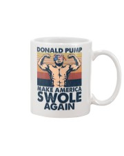 Gym Donald Pump Make America Swole Again Mug tile