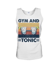 Fitness Gym And Tonic Unisex Tank tile
