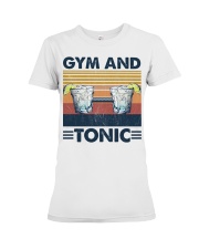 Fitness Gym And Tonic Premium Fit Ladies Tee tile