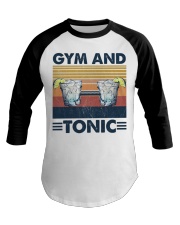 Fitness Gym And Tonic Baseball Tee tile