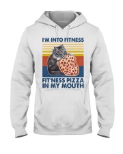 Cat I'm Info Fitness Hooded Sweatshirt front