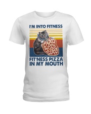 Cat I'm Info Fitness Ladies T-Shirt tile