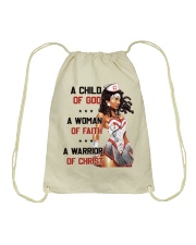 Nurse A Child Of God Drawstring Bag tile