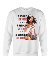 Nurse A Child Of God Crewneck Sweatshirt tile