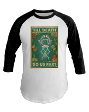 Skull Till Death Do Us Part Baseball Tee tile