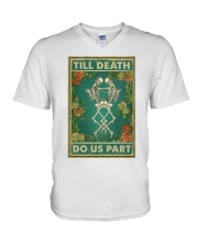 Skull Till Death Do Us Part V-Neck T-Shirt tile