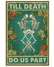 Skull Till Death Do Us Part Vertical Poster tile