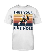 Hockey Shut Your Five Hole Premium Fit Mens Tee tile