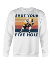 Hockey Shut Your Five Hole Crewneck Sweatshirt tile