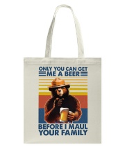Camping Only You Can Get Me A Beer Tote Bag tile