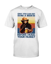 Camping Only You Can Get Me A Beer Classic T-Shirt tile