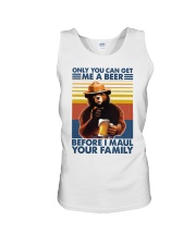 Camping Only You Can Get Me A Beer Unisex Tank tile