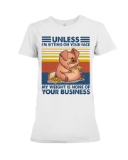 Farm I'm Sitting On Your Face Premium Fit Ladies Tee tile