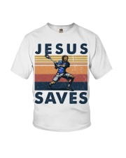 Lacrosse Jesus Saves Youth T-Shirt tile