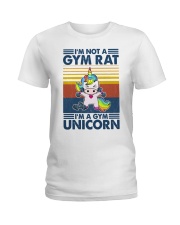 Fitness I'm A Gym Unicorn 2 Ladies T-Shirt tile