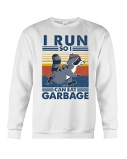 Running I Run So I Can Eat Garbage Crewneck Sweatshirt tile
