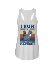 Running I Run So I Can Eat Garbage Ladies Flowy Tank tile