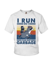 Running I Run So I Can Eat Garbage Youth T-Shirt tile