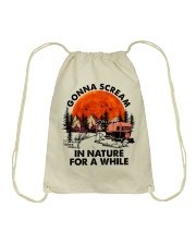 Camping Gonna Screams In Nature Drawstring Bag tile