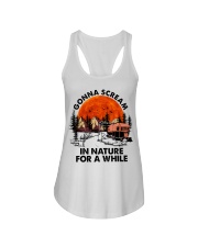Camping Gonna Screams In Nature Ladies Flowy Tank tile