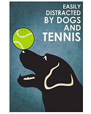 Dog Labrador And Tennis 16x24 Poster front