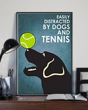Dog Labrador And Tennis 16x24 Poster lifestyle-poster-2