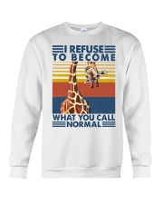 Animal I Refuse To Become What You Call Normal Crewneck Sweatshirt tile