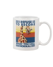 Animal I Refuse To Become What You Call Normal Mug tile
