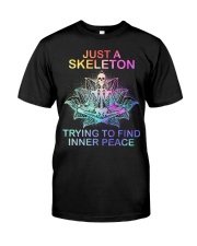 Skull Just A Skeleton Premium Fit Mens Tee tile