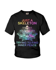 Skull Just A Skeleton Youth T-Shirt tile