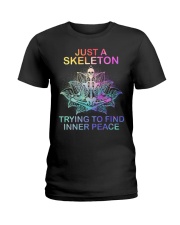 Skull Just A Skeleton Ladies T-Shirt tile