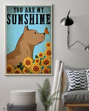 Dog Pitbull You Are My Sunshine 16x24 Poster lifestyle-poster-1