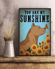 Dog Pitbull You Are My Sunshine 16x24 Poster lifestyle-poster-3