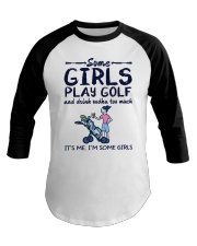 Golf And Drink Vodka Baseball Tee tile