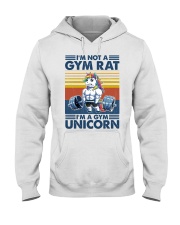 Fitness I'm A Gym Unicorn Hooded Sweatshirt front