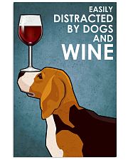 Dog Beagle And Wine 16x24 Poster front