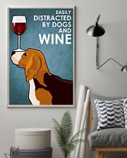 Dog Beagle And Wine 16x24 Poster lifestyle-poster-1