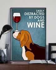 Dog Beagle And Wine 16x24 Poster lifestyle-poster-2